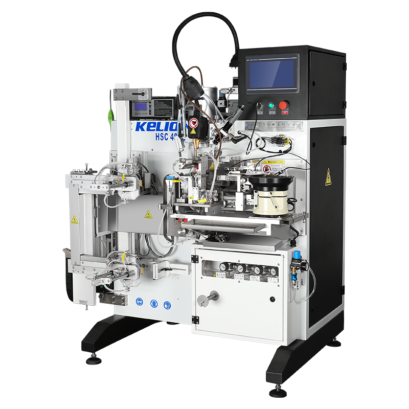 HSC 400E CNC automatic brazing machine with wire&strap solder(with