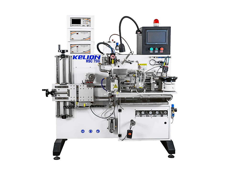 CNC automatic brazing machine with strap solder for cermet tipped metal