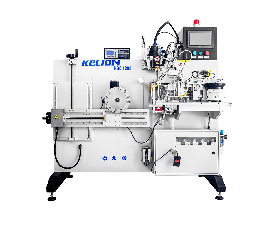 HSC 1200 CNC automatic brazing machine with wire&strap solder kelion