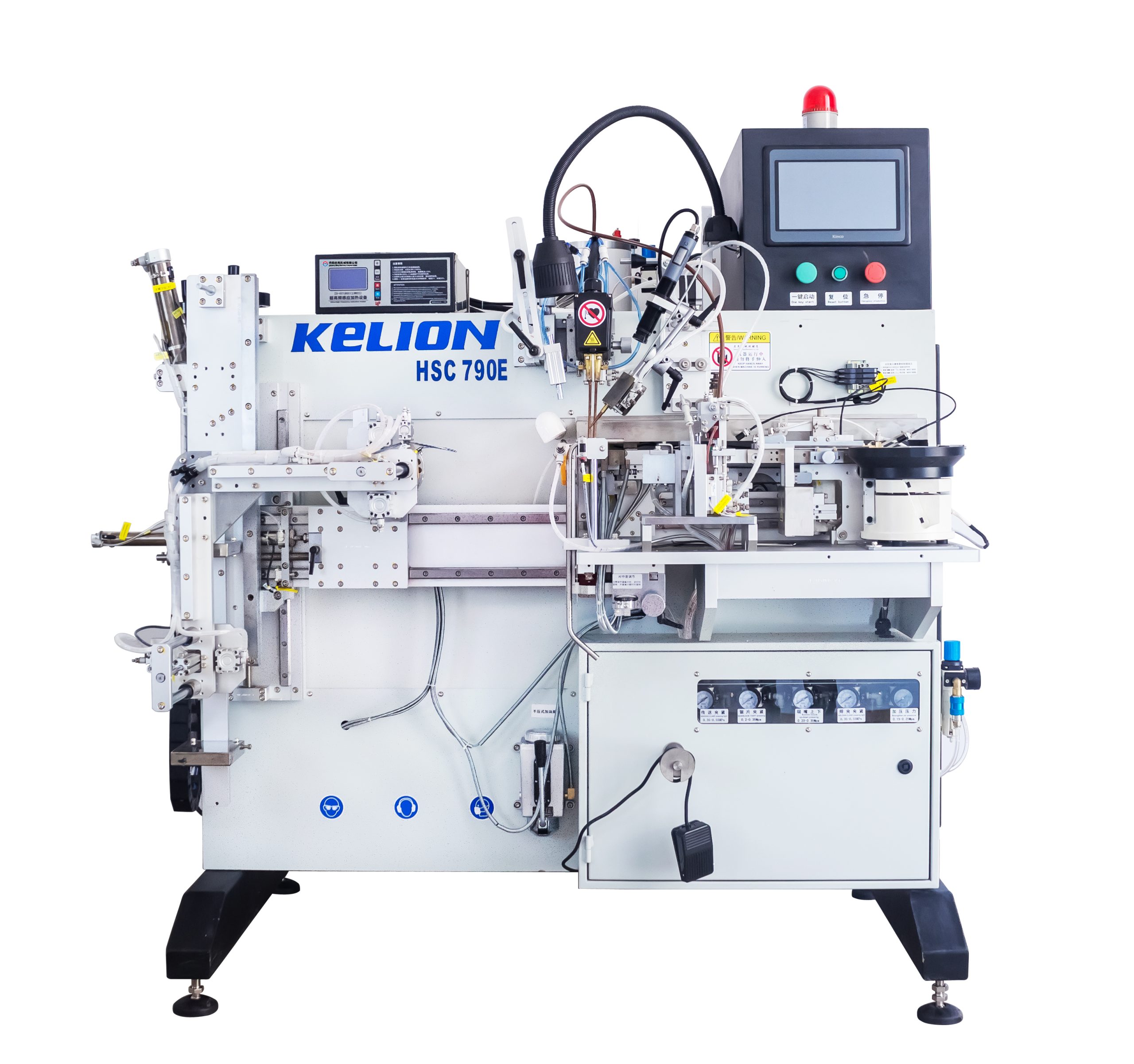 HSC 790E CNC automatic brazing machine with wire&strap solder (with